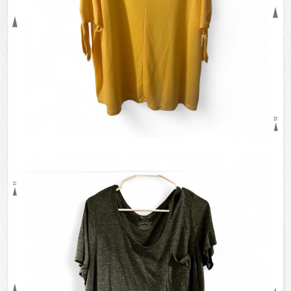 No Boundaries Yellow and Black Short Sleeve Tees xxl